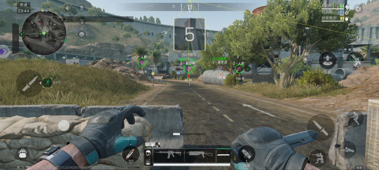 三角洲行动魅蓝蝶实战指南：四排分工明确，突击+狙击默契团灭特遣队员满编_